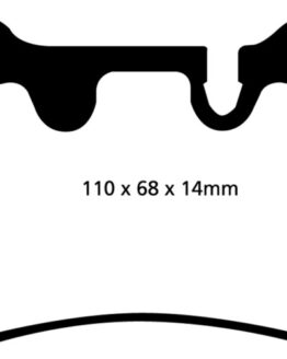 EBC Redstuff Rear Ceramic Brake Pads DP31909C Fits 04-12 Aston Martin DB9 5.9