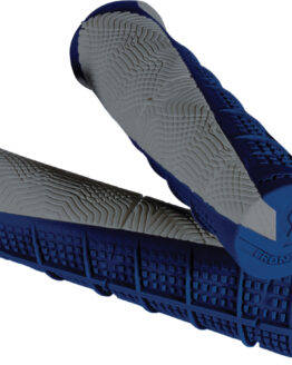 Duece ATV Grips Grey/Blue 7/8"