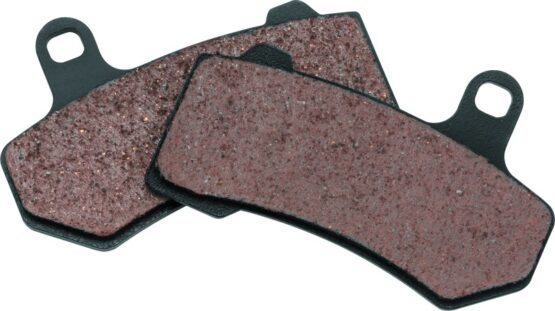 TwinPower Organic Brake Pads Front and Rear For 08-Up Touring 06-17 V-Rod