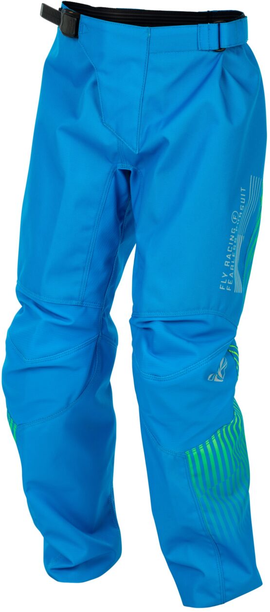 Fly Racing F-16 Youth Pants Blue/Hi-Vis Size 26 - Image 3