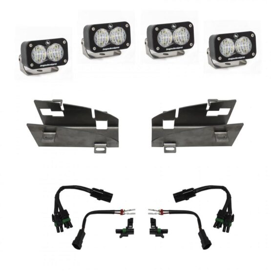 Baja Designs S2 Dual Fog Pocket Kit Fits 2019+ Dodge Ram Rebel 1500