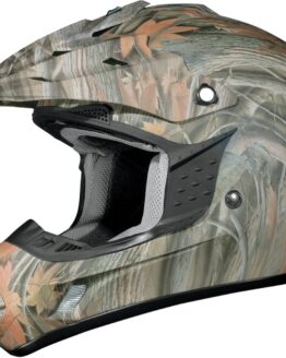 FX-17 Full Face Offroad Helmet Brown/Green/Multi Medium