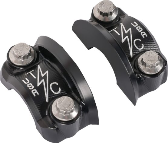 Thrashin Supply Speedway Perch Clamp Kit Twice Cut for 1in H-D Bars - Image 4