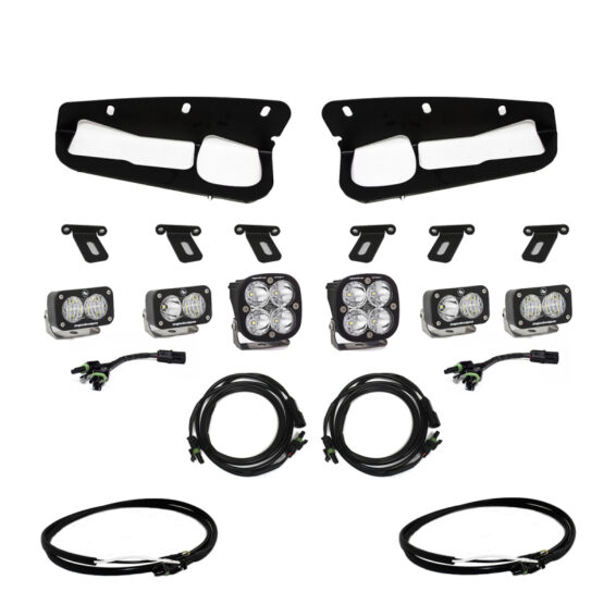 Baja Designs Fog Pocket Kit w/Upfitter 21+ Sportsmen Fits 2021+ Ford Bronco