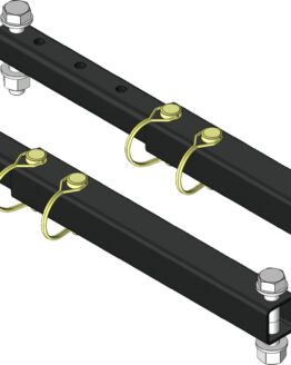 KFI Pro-V Manual Angling Kit Black For KFI Pro-V Plow System