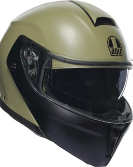 AGV Streetmodular Mono Modular Helmet Matte Green Black Medium