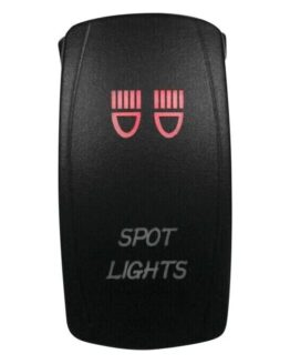 DragonFire Lighted Spot Light On/Off Switch Red