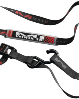 Black M1 Worx 1" Tiedowns