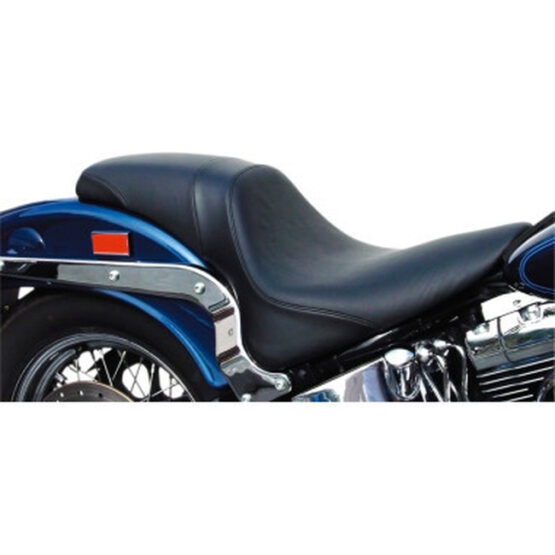 Danny Gray Weekday Seat Low Black Leather/Vinyl Full Set Fits FLSTC FLSTF FXST