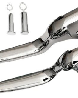 HardDrive Smooth Lever Set Chrome For Harley Softail 2018-2023