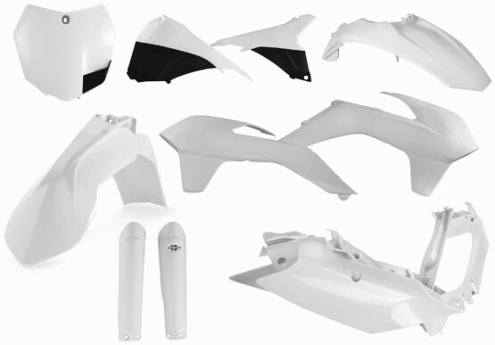 Acerbis Full Plastic Kit White/Black Fits 15-17 KTM 125-450 - Image 2