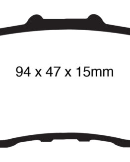 EBC Greenstuff Rear Brake Pads DP21987 Fits 09-14 Acura TSX 2.4