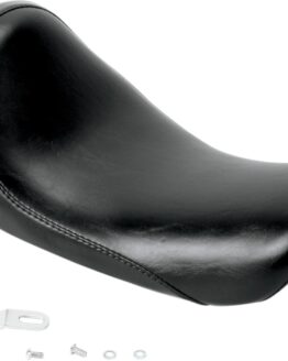 Silhouette Smooth Vinyl Solo Seat Black Low