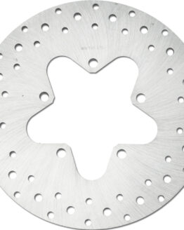 HardDrive SS Rear Brake Rotor 11.5in Drilled Machined For Touring 86-99