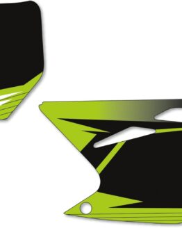 Factory Effex Pre-Cut Black Number Plate Backgrounds For 06-08 KX250F