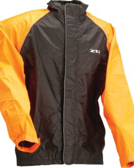 Z1R Waterproof Rain Jacket Orange Black Men's 3XL