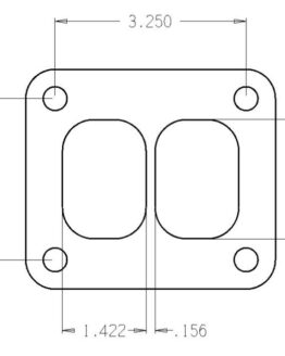 Turbo FLG T-Series Exhaust Inlet .010in Exhaust Gasket