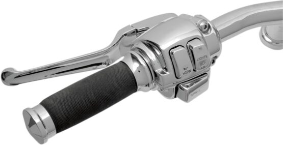 Drag Specialties Handlebar Control Kit Mechanical Clutch Chrome For Harley-Davidson - Image 3