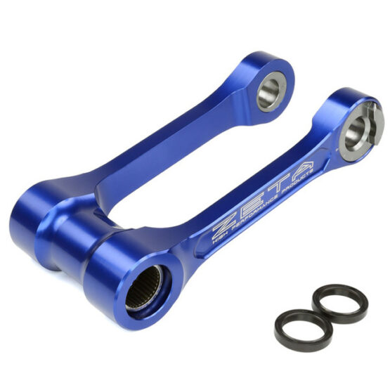 ZETA Adjustable Lowering Link Blue For Yamaha YZ125/YZ250/YZ125X/YZ250X