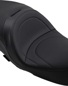Touring Mild Stitched SR Leather 2-Up Seat Low 1"