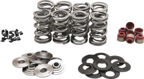 Kibblewhite Racing Dual Spring Kit Titanium 0.630in Lift For Harley M8