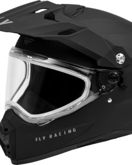 Fly Racing Trekker CW Solid Helmet Matte Black Small