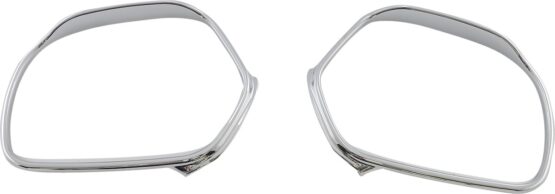 Show Chrome Visored Mirror Trim Chrome 52-683