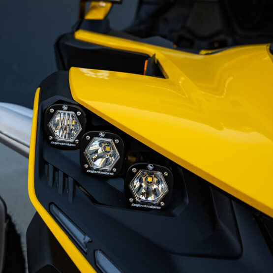 Baja Designs Triple S1 Unlimited Headlight Kit For Can-Am Maverick R 2024 - Image 3