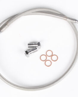 Rear Brakeline Kit +4" Silver