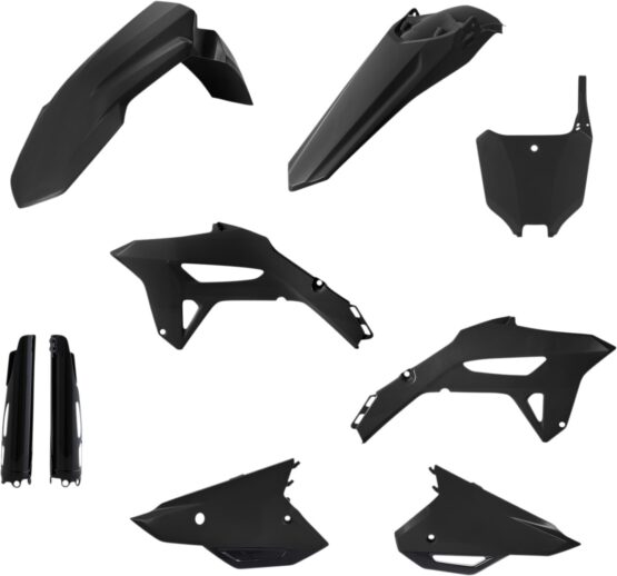 Black Full Plastic Kit by Acerbis - Fits Honda Models