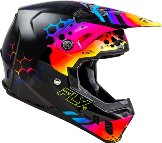 Fly Racing Formula CC Tektonic Helmet Black/Sunset 2X-Large - Image 4