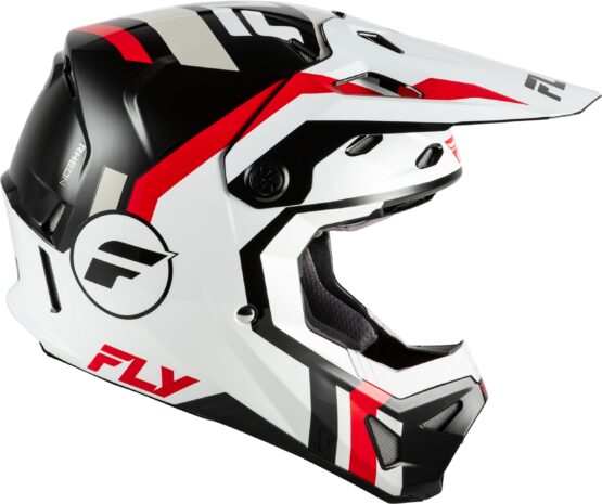 Fly Racing Formula CP Seal Helmet White/Black/Red 2X-Large - Image 3