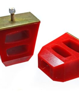 Universal 4.5in Tall x 4.5in Long x 2.5in Wide Red Bump Stops (2 per set)