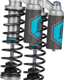 Legend REVO ARC Piggyback Shocks Heavy Duty Clear 14in For '99-'17 Dyna