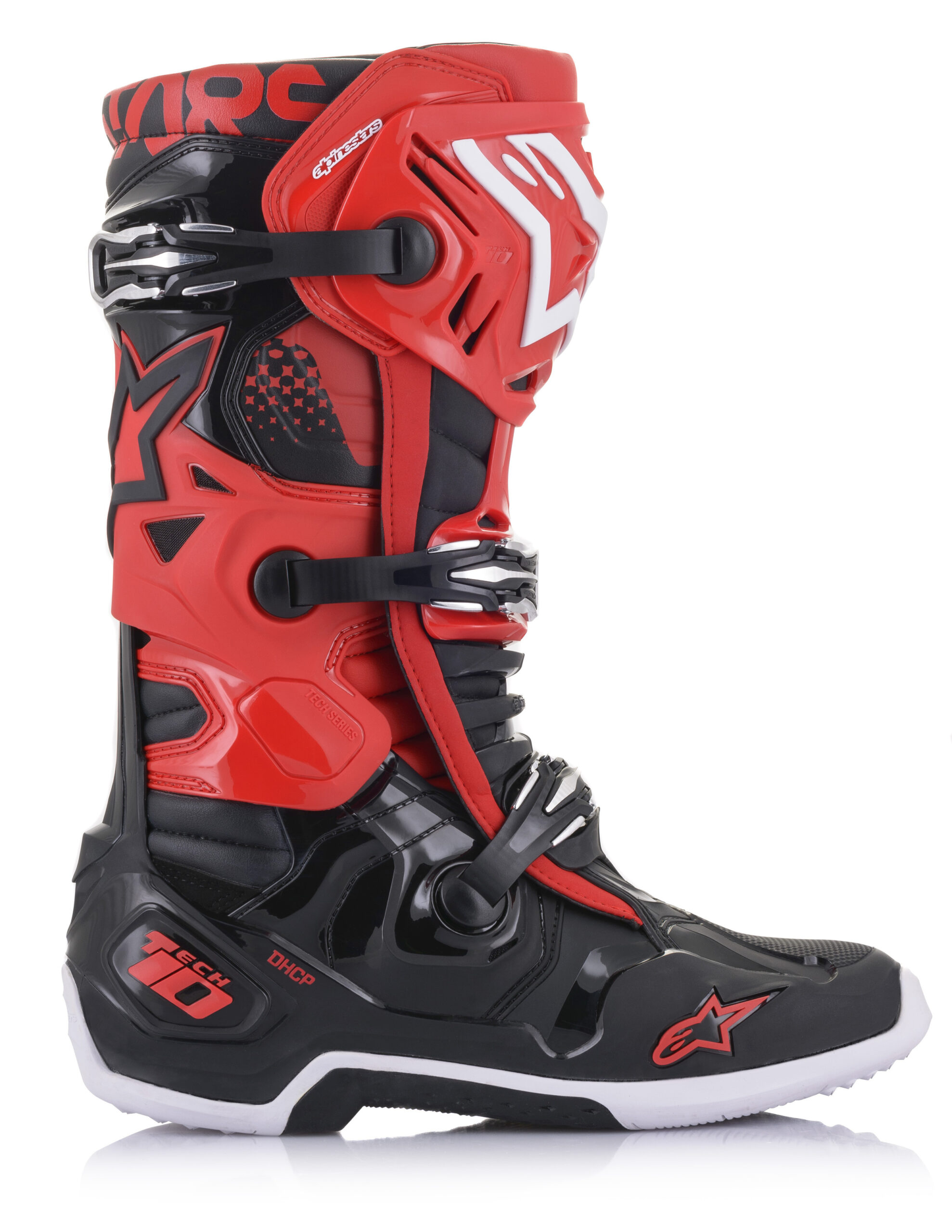 Tech 10 Boots Red/Black US 11 - Image 3