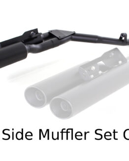 Left Side Custom "Quad" Muffler For BMW K 1600 Bagger & GA