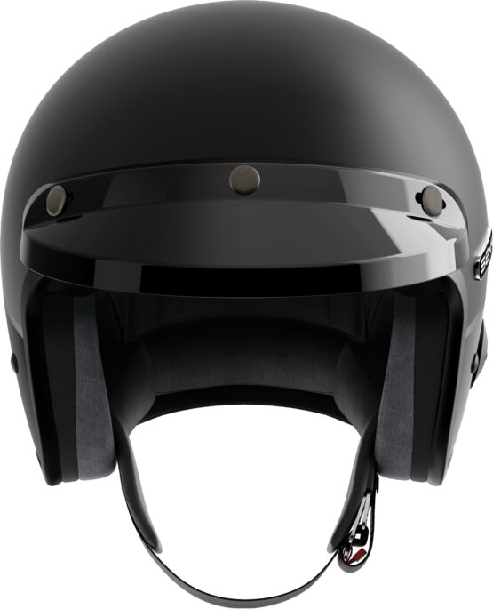 Sena Surge Open Face Helmet Mesh Matte Black/Gloss Black 2X-Large - Image 4