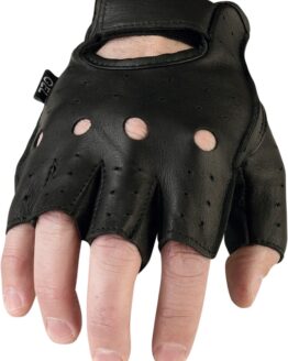 Z1R 243 Half Gloves Black Men's Small