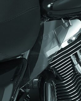 Kuryakyn Saddle Shields Heat Deflectors Smoke For 97-07 Touring