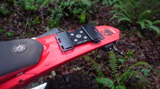 Giant Loop Tail Rack Black Universal Motorcycle Mount - Image 4