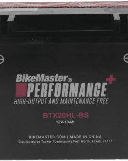 83! BikeMaster BTX20HL-BS High Performance Battery Replaces YTX20HL-BS