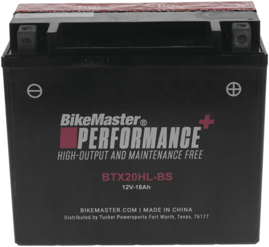 83! BikeMaster BTX20HL-BS High Performance Battery Replaces YTX20HL-BS