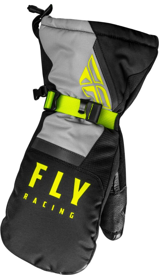 Fly Racing Cascade Mittens Black/Grey/Hi-Vis Small
