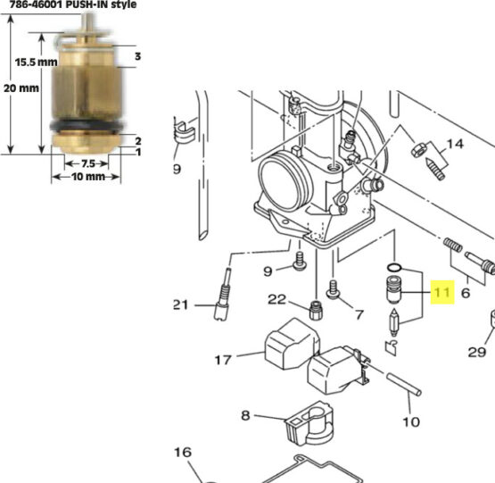 Float Needle Valve Size 1.8 - Image 2