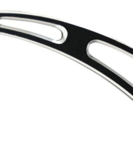 Accutronix Slotted Night Series Billet Toe Shift Lever Black 8-1/4"