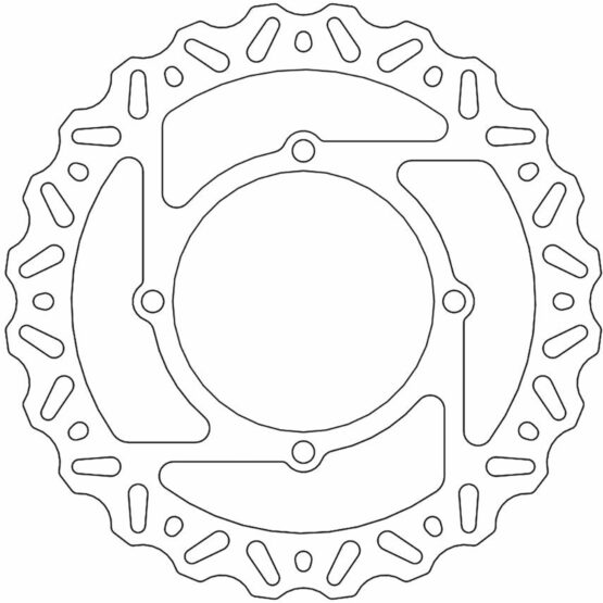 Moto-Master Nitro Front Brake Rotor 250mm Kawasaki KLX/KX For 2007-2020 - Image 2