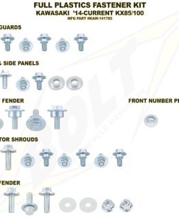 Full Plastic Fastener Kit
