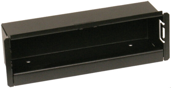 Tuffy Stereo Console Dash Cutout Tray Black