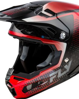 Fly Racing Formula S Carbon Protocol Helmet Black/Red MD