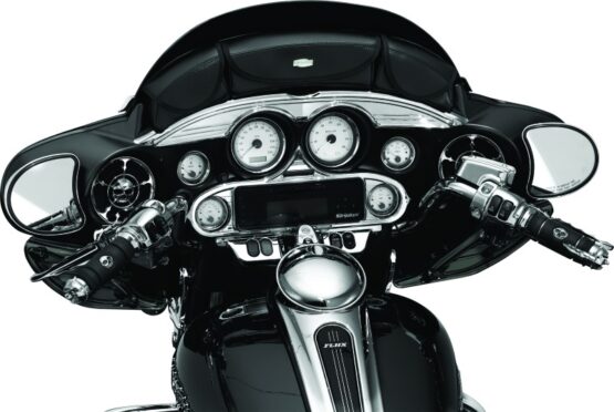 Kuryakyn Chrome Stereo Accent Fits 1996-2013 FL Touring Models - Image 4